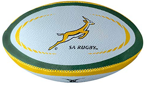 Gilbert Südafrika Internationale Replica Mini-Rugbyball, WeiÃŸ, Mini