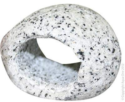 Aqua One Round Cave Aquarium Ornament, X-Small, 7.5 x 6.5 x 5.5 cm, Marble