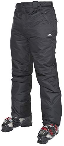 Trespass Herren Skihose Mit Knöchelreißverschlüssen, Knöchelgamaschen & Seitenbelüftung Bezzy, Black, XL, MABTSKF20001_BLKXL