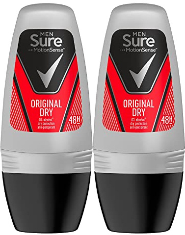 Sure Men Original Anti-Perspirant Roll On 50Ml - Pack Of 2