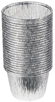 lakeland 25 Round Foil Pie Dishes 180ml – Deep Single Portion Dishes Batch Cooking Recyclable