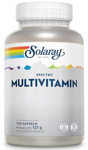 Solaray Multivitaminico Spectro per Uomo e Donna, 100 Capsule