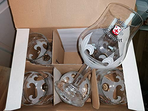 TRIPEL KARMELIET - LOT DE 6 VERRES - 33 CL- NEUF