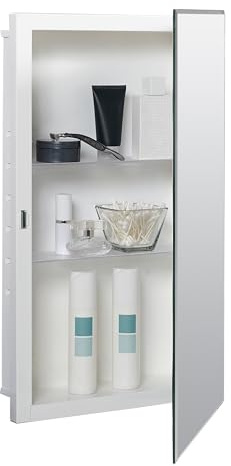 Zenith Products ZPC Corporation EMM1027 Prism Beveled Medicine Cabinet, 16 x 26