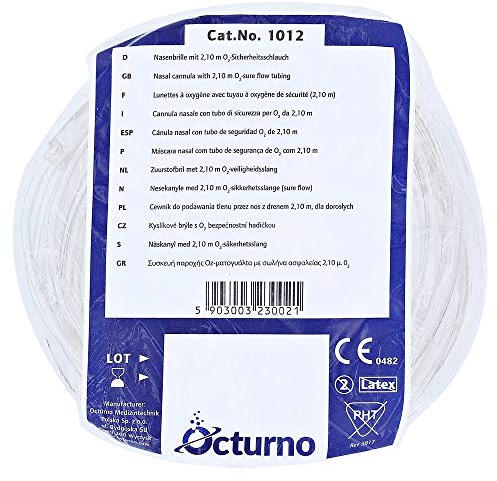 SAUERSTOFFBRILLE m.Schlauch 2,1 m 1 St