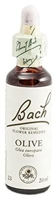Bach - Flor de Bach Olive, Complemento Alimenticio, con Extracto de Flores de Olivo, Uva de Alc 27% Vol, Ayuda a Gestionar las Emociones Cuando Se Quiere Sentir Activo e Interesado - 20 ml