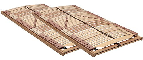 Malie XXL-Set 200x200 cm bestehend aus: 2 x Lattenrost Panda-Superflex XXL NV Nicht verstellbar in 100x200 cm bis 200 kg getestet - SOFORT LIEFERBAR