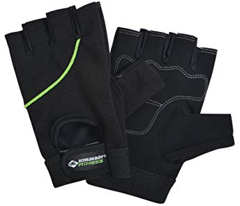 Schildkröt Fitness-Handschuhe Classic, verschiedene Größen wählbar (S-M / L-XL), Schwarz-Grün, 960152