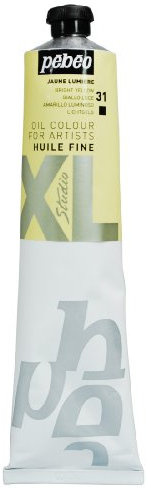 Pébéo - Huile Fine XL 200 ML - Peinture à l’Huile Jaune Lumière – Peinture à l’Huile Pébéo - Jaune Lumière 200 ml