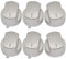 Stoves Genuine Temperature Control Knob for Oven Cooker Grill Hob (Pack of 2 Oven + 4 Hob)