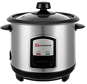 SQ Professional Stainless Steel Rice Cooker 0.8L 350W Silver