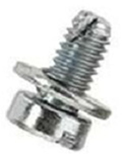 AMZ Clips And Fasteners 50 M6-1.0 x 12mm Slotted Cheese Head SEMS Screws VW