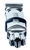 Silikomart | Set 2 Pinzas Wonder Crimper para Decoraciones de Tartas, Diseño Regular Open Cloud, Material Acero Inoxidable, Medidas 17 mm - 12 mm, Made in Italy