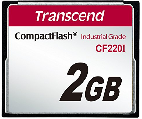 Transcend CFCard 2GB Industrial UDMA5, TS2GCF220I, schwarz