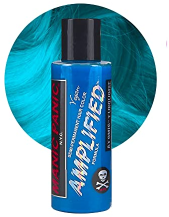 Manic Panic Atomic Turquoise Amplified Creme, colorazione semipermanente per capelli, 118 ml