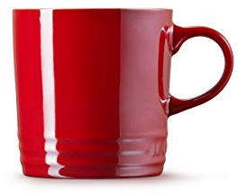 Le Creuset Steinzeug Becher groß, 350 ml, kirschrot
