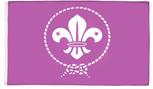 AZ FLAG Drapeau Scouts Violet 150x90 cm Polyester 100D 2 Œillets