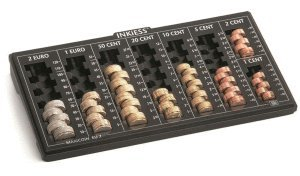 Inkiess Kasseneinsatz Maxicoin EU 7 graphitschwarz