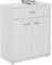 IDIMEX Buffet Monaco, Commode Meuble de Rangement avec 1 tiroir et 2 Portes, en mélaminé Blanc Mat