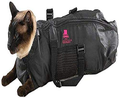 TOP PERFORMANCE Cat Grooming Bag - Pet Carrier Grooming Bags Make Washing, Bathing, Nail Trimming, & Medication Delivery Simple, Safe & Easy | The Perfect Tool to Harness Cats Small, Medium, or Large.