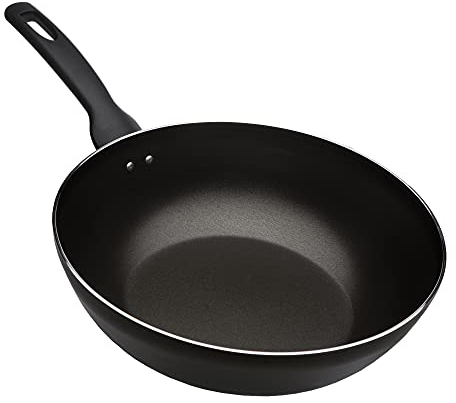 Bronze Collection 1128 28cn Non Stick Wok, Bronze, Black, 28cm