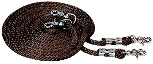 Weaver Leather FBA_35-2320-BR Nylon-Zügel, braun, 1/2 x 16'