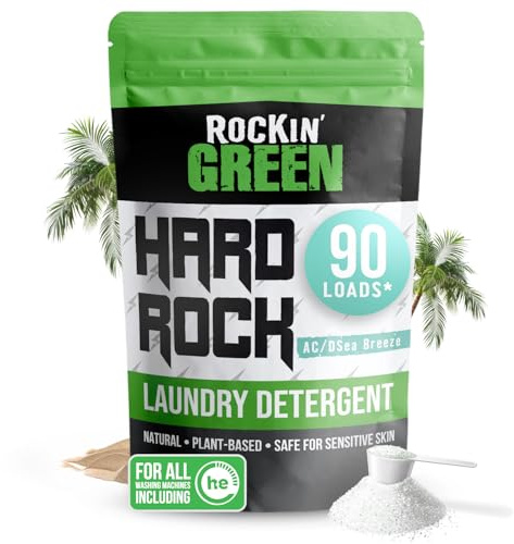 Rockin' Green Hard Water Laundry Detergent - Hard Rock AC/DC Breeze 90 Lds