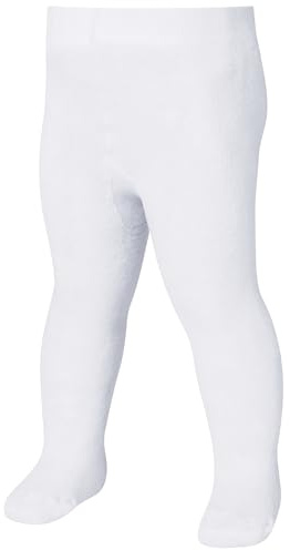 Playshoes Collant termici, Collant caldi Unisex - Bambini e ragazzi, bianco, 86/92