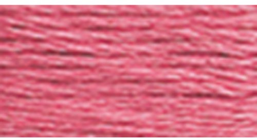DMC 117–3833 Mouline randig bomull sex tråd sticktwist gänga, ljus hallon, 8,7-yard