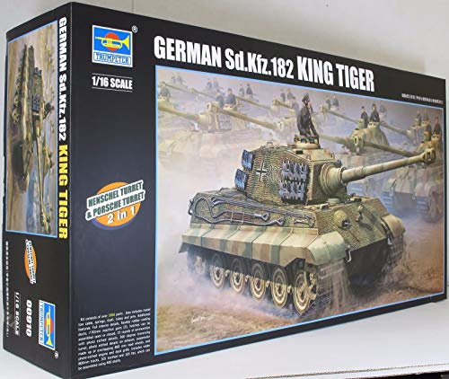 Trumpeter TRU00910 910 modellbyggsats German King Tiger 2 i 1