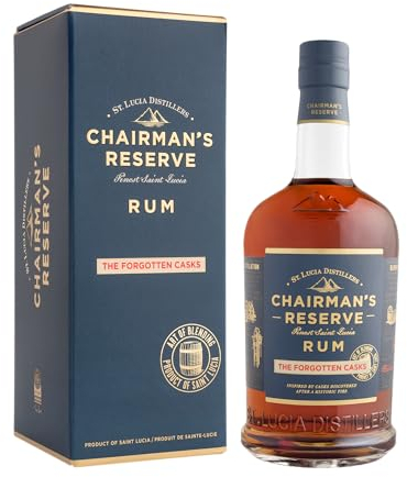 Chairman's Reserve 'The Forgotten Casks': Super Premium Rum Rum Distilled, Blended and Bottled in Saint-Lucia 40 Percent Alcohol, 700 ml