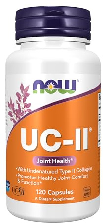 NOW Foods Supplements, UC-II Type II Collagen with Undenatured Type II Collagen, 120 Veg Capsules