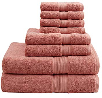 Madison Park Signature MPS73-195 Handtuch-Set, 800 g/m², 100% Baumwolle, 8-teilig