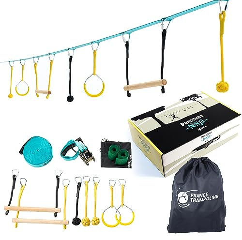 France Trampoline Ninja Slackline - Parcours d'obstacles