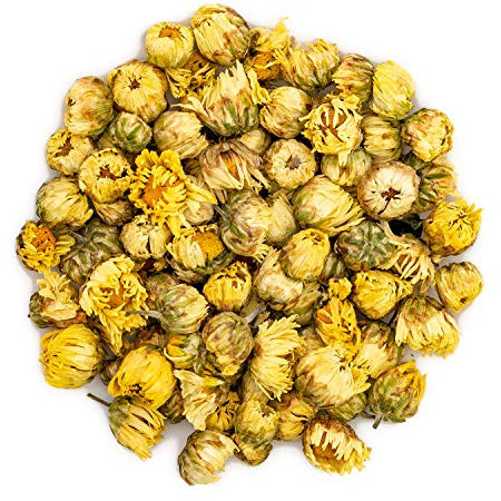 Oriarm 450g / 15.87oz Herbes Séchées Au Thé De Bourgeons De Chrysanthème Chinois - Decaffeinated Chrysanthemum Flower Tea Buds - Tai Ju Floral Herbal Tea Loose Leaf 1st Grade