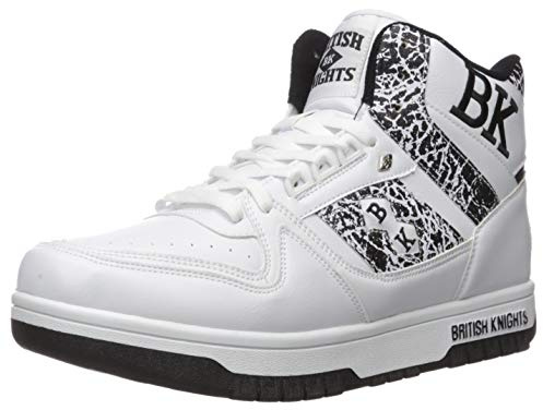 British Knights Men's Kings Sl Sneakers, White/Black/El, 11 UK