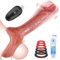 Sex Toys Coppie Guaina Pene Vibratore-2,6''Masturbtore per Uomini Prolunghe per il Pene Ritardare L'eiaculazione Precoce e Aumenta la Potenza per L'erezione,Sex toy con Anello Vibrante per il Pene