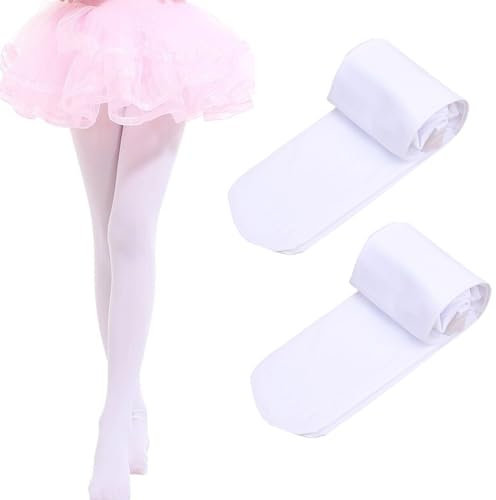 UEAVOID 2 Paar Ballettstrumpfhose Mädchen Strumpfhose Baby Elastisch Tanzstrumpfhose Anti-Rutsch Mädchen Strumpfhose Ballettstrumpfhose