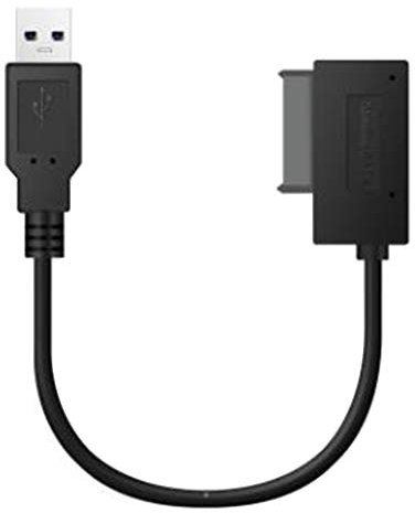 Celabie Adaptador USB PC 6P + 7P CD DVD ROM SATa una USB 2.0 Convertidor Slimline Sata 13 Pin Drive Cable para PC Laptop Notebook