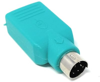 DRUT USB A Jack to Mini DIN 6 Pin male Adapter (USB to PS/2)