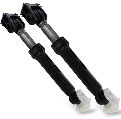 DEKAROX Lot de 2 amortisseurs 125N pour Whirlpool Bauknecht 480111102361 Indesit C00313078 250/165 mm pour machines à laver comme WA Platinum WA Plus WA Sensitive AWOC AWID AWOV WWDC FSCR DLC