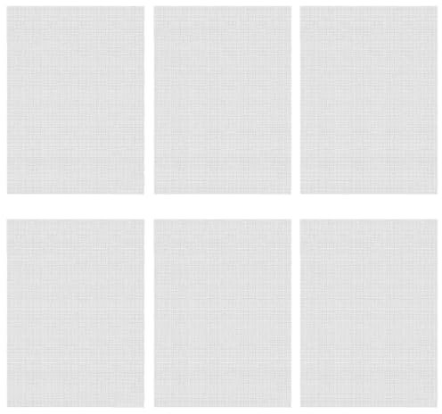 6 Stück Drahtgitter Feinmaschig Drahtgeflecht Maschendraht Gitter Fliegengitter Metall Edelstahl für Mäusegitter Filternetz Insektenschutzgitter Lüftungsgitter