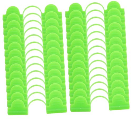 YARNOW 50piezas Clips De Fijación Para Invernadero De Clips De Plástico Resistentes Para Membrana Antiviento Herramientas Prácticas Para Jardinería y Cultivo