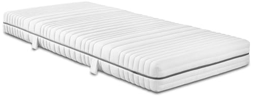 Bodyprotect Kaltschaummatratze Vital Protect 90x200 cm, orthopädische 7-Zonen Matratze Härtegrad H3 fest, Öko-Tex, ergonomische Schaumstoffmatratze Höhe 18 cm, Made in EU