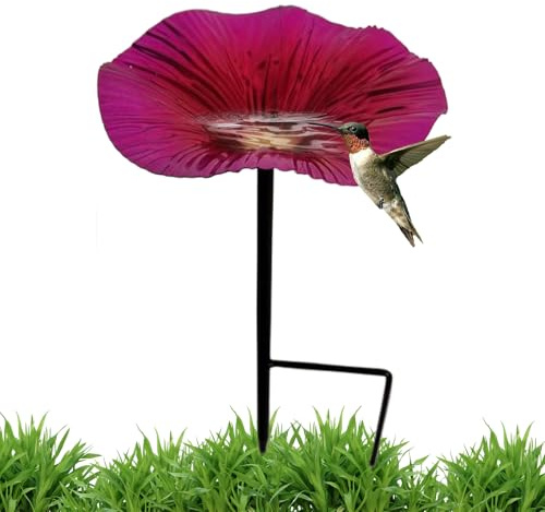 Supporto Per Bagno Uccelli,Stazione Alimentatore Uccelli Con In Metallo | Stazione Alimentazione Impermeabile A Forma Di Decorazione Giardino Con Supporto Per Cortile Terrazzo