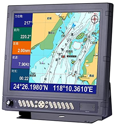 GPS Marine Electronic Device 17 tum Big Chart Plotter & Ship Navigation HM-1817 Stöd C-MAP båtplotter Exakt positionering