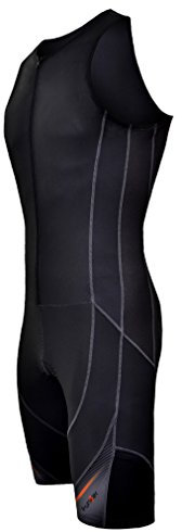 Funkier Herren Pace Tri Triathlon-Anzug. Schwarz (TRS-4503-SG-1), 3XL