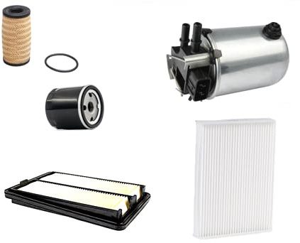 AOQ - KIT TAGLIANDO COMPATIBILE CON NISSAN QASHQAI II 1.5, 1.6 DCI XTRIAL 1.6