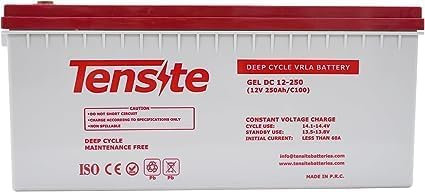 Batería GEL 12V 150Ah Tensite