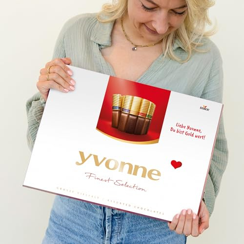 Merci personalisierte Schokolade Geschenkbox - Passen Sie Ihre Feinheiten Auswahl Schokoladenmischung von Merci Schokolade, das perfekte Geschenk für Frauen, Geschenk für Männer (675 Gramm)